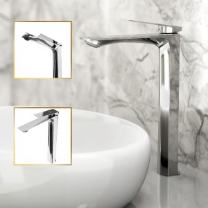 Torneira Misturador para Banheiro 100% Metal Premium Alta Atenas Cromado