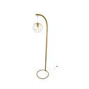 Ver imagem 1 de Luminária de Chão Industrial London Gold Arco Aramada Luxo:dourado