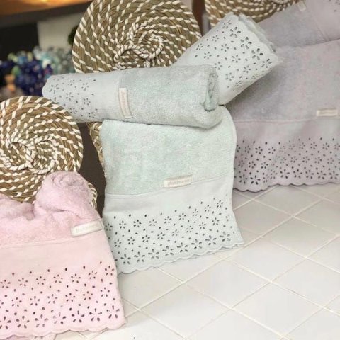 Toalha Rosto Crystal - Lavanda