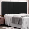 Cabeceira Estofada Cama Box Casal Queen Size Ravenna 160cm Corano Preto - Desk Design - 2