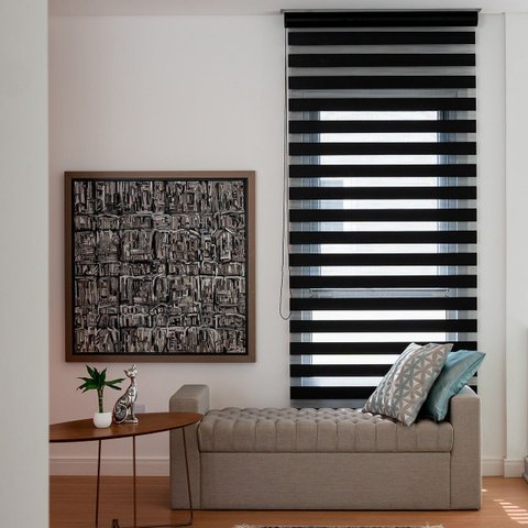 Persiana Double Vision Plus - ( Largura 120 X Altura 220cm )