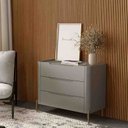 Ver imagem 4 de Cômoda Bend 3 Gavetas Luna-dourado Incolar