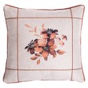 Ver imagem 4 de Kit 4 Capas Almofadas Linho Luxo Terracota 45x45cm