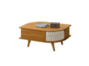 Ver imagem 2 de Mesa de Centro Indianápolis para Sala de Estar Cinamomo Off White Madetec