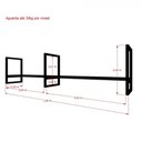 Ver imagem 5 de Nicho Industrial Suspenso para Cozinha - Prateleira Decorativa