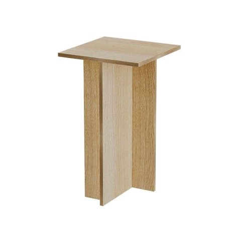Mesa de Cabeceira Kyoto Carvalho Cama Quarto Sala 35x65cm