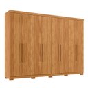 Ver imagem 2 de Guarda Roupa Casal 8 Portas 4 Gavetas Master New c/ Pés Cinamomo