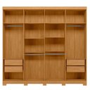Ver imagem 5 de Guarda Roupa Casal 8 Portas 4 Gavetas Master New c/ Pés Cinamomo
