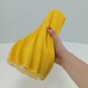 Ver imagem 3 de Vaso Decorativo Enfiete Casa Aparador 3D Home&Co Cerâmica 28x16x16cm Amarelo