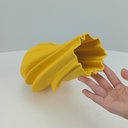Ver imagem 2 de Vaso Decorativo Enfiete Casa Aparador 3D Home&Co Cerâmica 28x16x16cm Amarelo