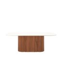 Ver imagem 7 de Conjunto de Jantar Mesa Retangular com Vidro 8 Cadeiras Kalina - Canella C/ Off White