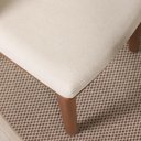 Ver imagem 5 de Conjunto de Jantar Mesa Retangular com Vidro 8 Cadeiras Kalina - Canella C/ Off White