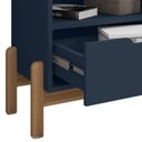 Ver imagem 5 de Kit 2 Mesas de Cabeceira 1 Gaveta 004015 Azul Cobalto Dcasa