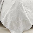 Ver imagem 3 de Colcha Matelassê - 150 Fios - Casal - com Porta Travesseiros - Milão - Branco - Corttex