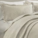 Ver imagem 2 de Colcha Matelassê - 150 Fios - Casal - com Porta Travesseiros - Milão - Bege - Corttex