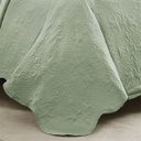 Ver imagem 3 de Colcha Matelassê - 150 Fios - Casal - com Porta Travesseiros - Milão - Verde - Corttex