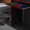 Mesa Gamer Pc Escrivaninha Mesa - Mod.1230 Cor:preto/vermelho - 4