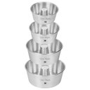 Ver imagem 1 de Kit 5 Forma Bolo Redonda Bolo Pudim Tubo 18-20-22-24-26 F98