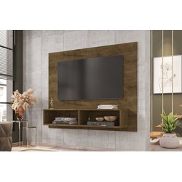 Painel Viena Tv 43 Pol. Madeira Rústica - 1 Painel Viena Tv 43 Pol. Madeira Rústica - 1