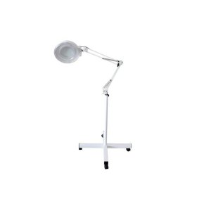 Lupa Articulada 10x Com Fixador Para Bancada 126 LEDs + Tripé - BCMED