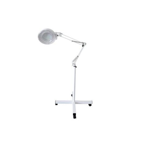 Lupa Articulada 10x com Fixador para Bancada 126 Leds + Tripé - Bcmed