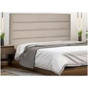 Ver imagem 4 de Cabeceira Casal 140 Cm Greta Suede Bege