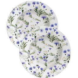Jogo Pratos Sobremesa Lanche 10pçs 10 Pessoas Ana Alice 21cm - 1