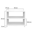 Ver imagem 6 de Sapateira Banco Basic Branca para Quarto Sala Hall - Decor