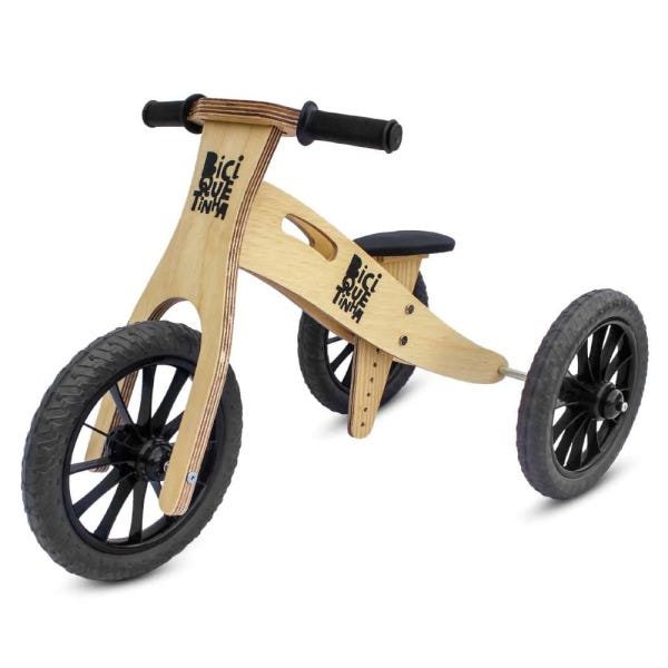 Triciclo Infantil Smart 274 com Empurrador com Capota Bandeirante - Preto