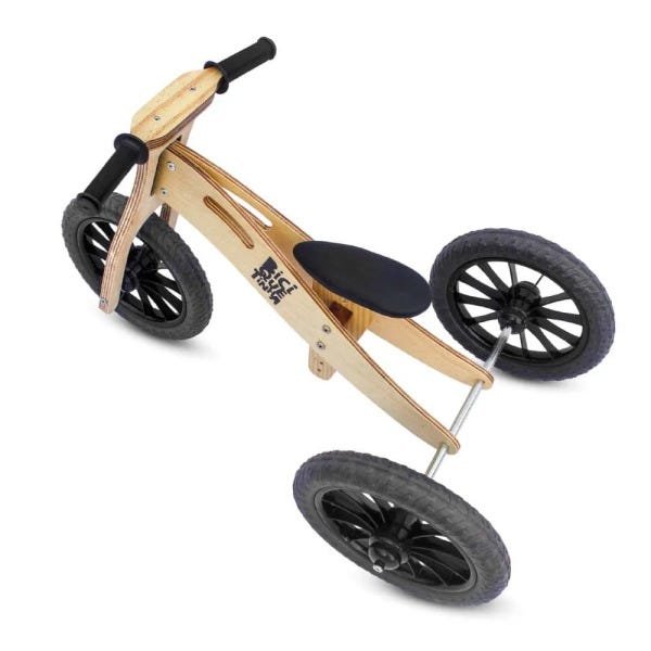 Triciclo Infantil Smart 274 com Empurrador com Capota Bandeirante - Preto