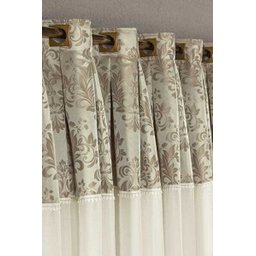 Cortina Quarto Sala Voil Constância Varão 2,00 x 1,70 Bronze - 2 Cortina Quarto Sala Voil Constância Varão 2,00 x 1,70 Bronze - 2