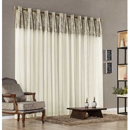 Cortina Quarto Sala Voil Constância Varão 2,00 x 1,70 Bronze - 1 Cortina Quarto Sala Voil Constância Varão 2,00 x 1,70 Bronze - 1