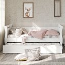 Ver imagem 2 de Bicama Solteiro Cama Auxiliar Proteção Lateral Bella Framar