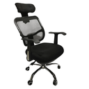 Ver imagem 1 de Cadeira Escritório Giratória Tela Mesh Reclinável Ajustável