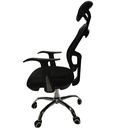 Ver imagem 4 de Cadeira Escritório Giratória Tela Mesh Reclinável Ajustável