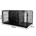 Ver imagem 3 de Canil Pet Mix Modular Triplo Superior Preto