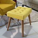 Ver imagem 5 de Puff Capitonê Luxo em Sued Premium