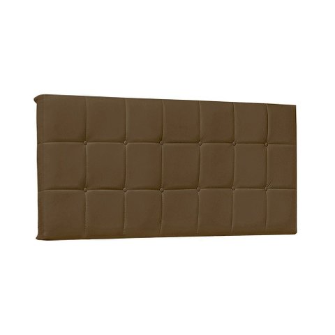 Painel de Cama 195cm Sonhare Suede Caramelo - Lucadi Home