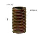Ver imagem 3 de Rosca Postiça Bucha Roscada - M10x1,0 - M12x1,25 - 10 Pçs