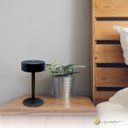 Ver imagem 4 de Luminária de Mesa Abajur Luna 3w Led Multicor 3k/4k/6k Touch Preto