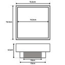 Ver imagem 2 de Ralo Invisível Tampa Oculta Sifonado 15x15cm | Utilimix | Kit 05 Un