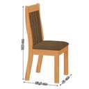 Ver imagem 4 de Sala de Jantar Tuboarte Mesa Manoela 120 com 4 Cadeiras Bella New