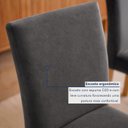 Ver imagem 5 de Conjunto de Mesa de Jantar 6 Lugares 180x90cm em MDF Cinamomo e Grafite