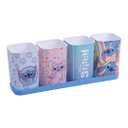 Ver imagem 3 de Conjunto Porta Lápis e Canetas com Bandeja 4 Peças Stitch Disney - Plasútil