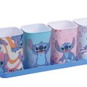 Ver imagem 4 de Conjunto Porta Lápis e Canetas com Bandeja 4 Peças Stitch Disney - Plasútil
