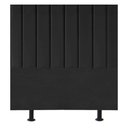 Ver imagem 1 de Cabeceira Estofada Cama Box Solteiro 90 Cm Taís Veludo Preto