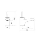 Ver imagem 2 de Monocomando para Banheiro 2875 Joy Meber Metais