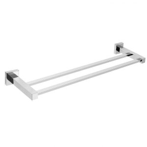 Toalheiro Duplo Linear Athena Meber Metais