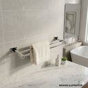 Ver imagem 1 de Toalheiro Duplo Linear Athena Meber Metais