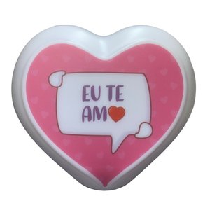 Luminária Abajur de Mesa Formato Coração Decorativa Decorfun luminaria mesa, luminaria abajur mesa, 